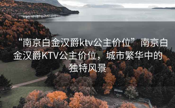 “南京白金漢爵ktv公主價位”南京白金漢爵KTV公主價位，城市繁華中的獨特風景