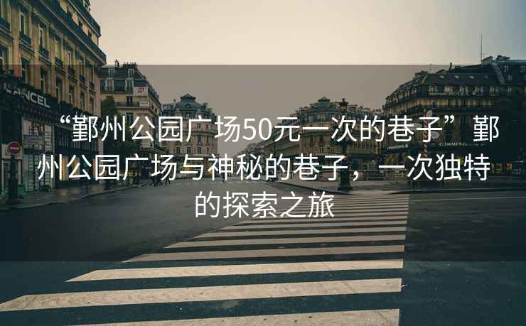 “鄞州公園廣場50元一次的巷子”鄞州公園廣場與神秘的巷子，一次獨特的探索之旅