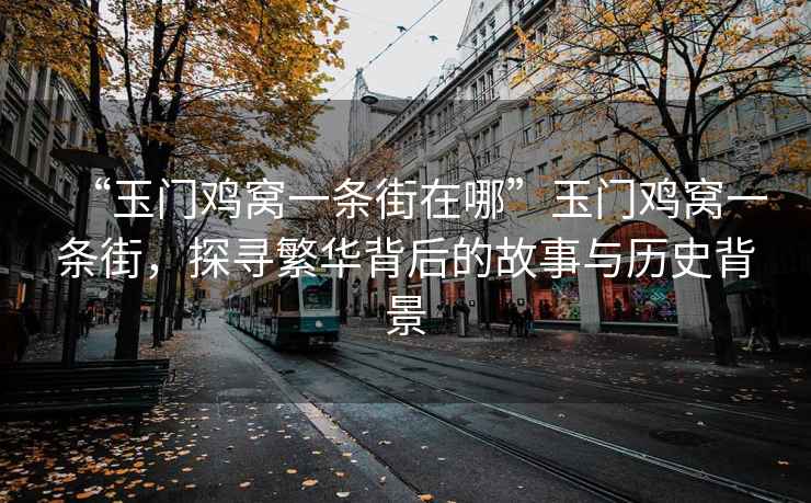 “玉門雞窩一條街在哪”玉門雞窩一條街，探尋繁華背后的故事與歷史背景