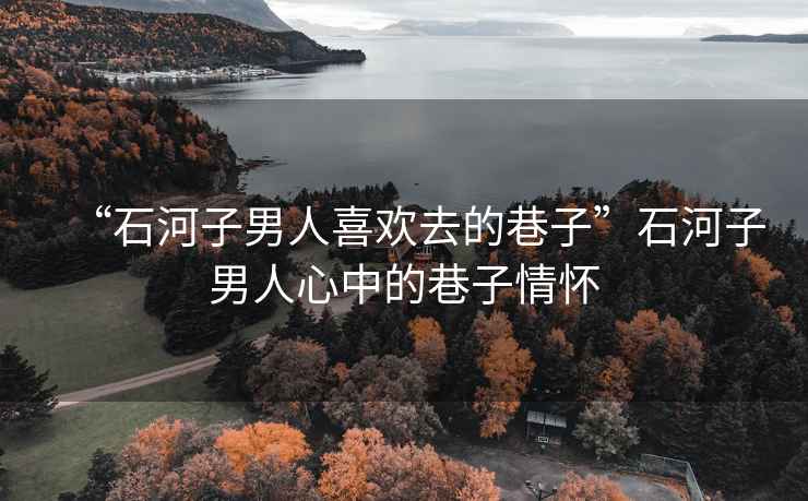 “石河子男人喜歡去的巷子”石河子男人心中的巷子情懷