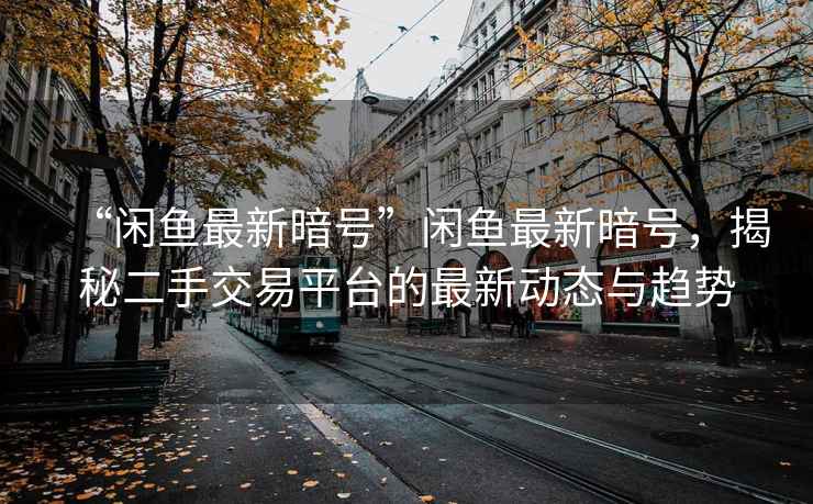 “閑魚最新暗號”閑魚最新暗號，揭秘二手交易平臺的最新動態與趨勢