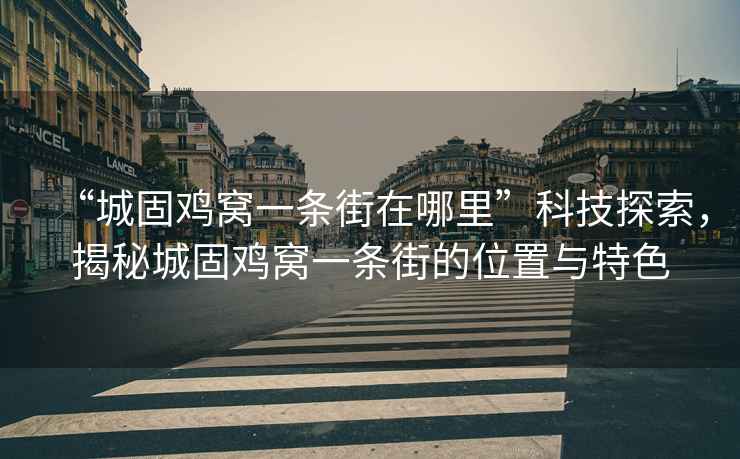“城固雞窩一條街在哪里”科技探索，揭秘城固雞窩一條街的位置與特色
