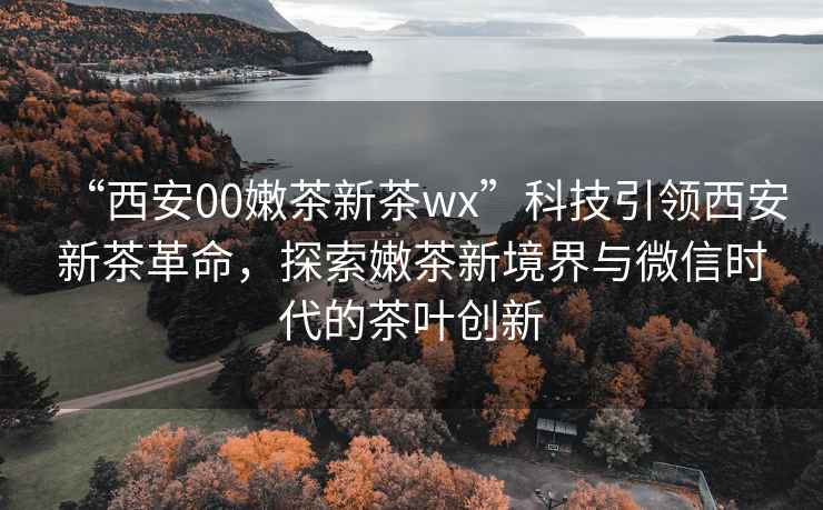 “西安00嫩茶新茶wx”科技引領西安新茶革命，探索嫩茶新境界與微信時代的茶葉創新