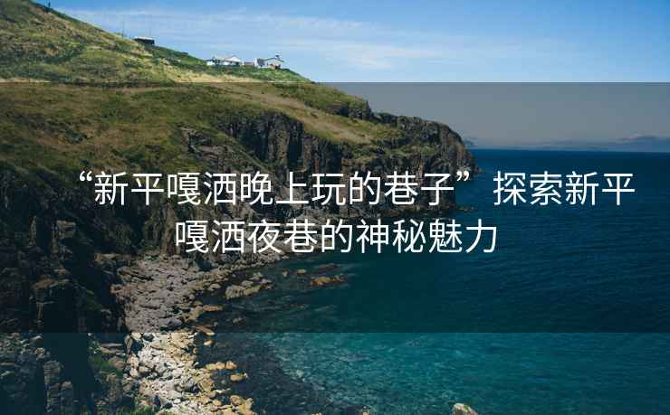 “新平嘎灑晚上玩的巷子”探索新平嘎灑夜巷的神秘魅力