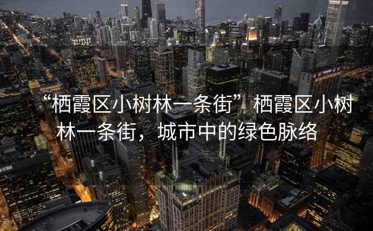 “棲霞區小樹林一條街”棲霞區小樹林一條街，城市中的綠色脈絡
