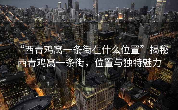 “西青雞窩一條街在什么位置”揭秘西青雞窩一條街，位置與獨特魅力