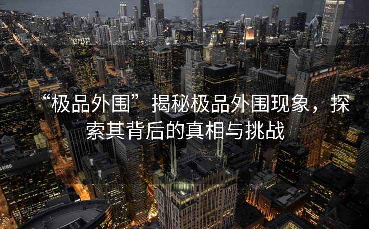 “極品外圍”揭秘極品外圍現(xiàn)象，探索其背后的真相與挑戰(zhàn)