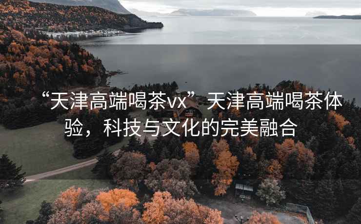 “天津高端喝茶vx”天津高端喝茶體驗，科技與文化的完美融合