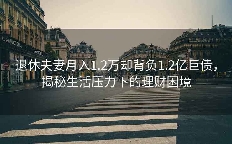 退休夫妻月入1.2萬卻背負(fù)1.2億巨債，揭秘生活壓力下的理財(cái)困境