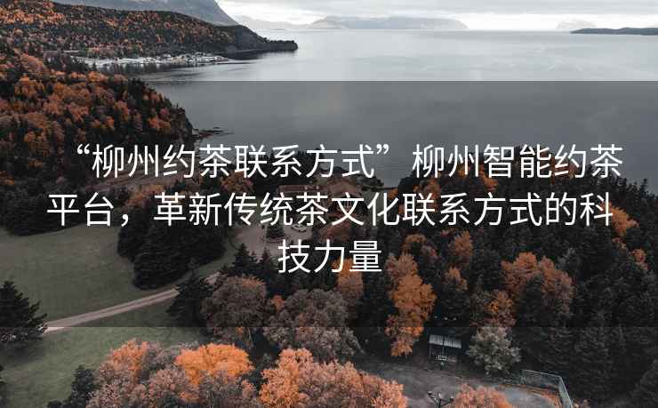 “柳州約茶聯(lián)系方式”柳州智能約茶平臺，革新傳統(tǒng)茶文化聯(lián)系方式的科技力量