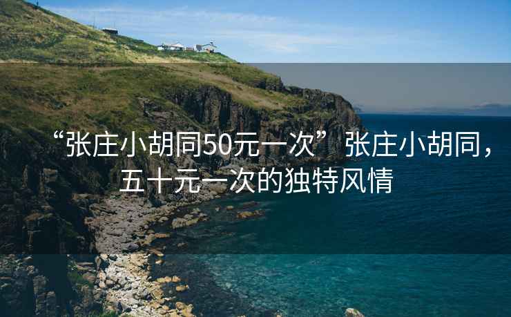 “張莊小胡同50元一次”張莊小胡同，五十元一次的獨(dú)特風(fēng)情